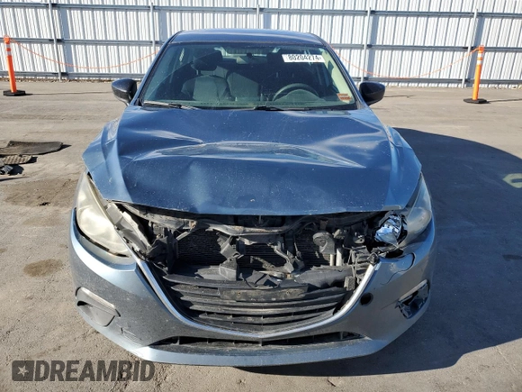 2015 Mazda 3 i SV with VIN JM1BM1T70F1228921, listed as a Copart auction lot 80204274 with 165,845 mi miles and Salvage Title. Bid and sale history available at DreamBid. Image 5.
