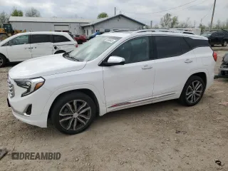 2019 GMC Terrain Denali z VIN 3GKALSEX5KL119587, wystawiony jako Copart lot #53669645 z przebiegiem 137 638 mil mil oraz Szkoda całkowita • Salvage title. Historia ofert i sprzedaży dostępna na DreamBid. Obrazek 1.