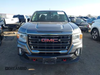 2021 GMC Canyon 4WD AT4 w/Leather with VIN 1GTG6FEN9M1123638, listed as a IAAI auction lot 41852163 with 77,442 mi miles. Bid and sale history available at carsss.com. Image 12.