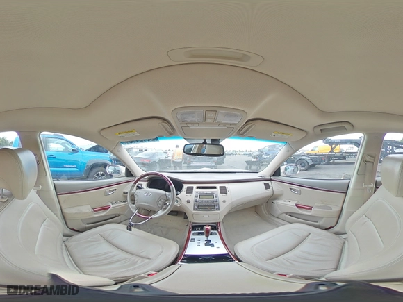 2007 Hyundai Azera SE with VIN KMHFC46F57A227589, listed as a Copart auction lot 68121904 with 105,724 mi miles and Salvage Title. Bid and sale history available at carsss.com. Image 12.