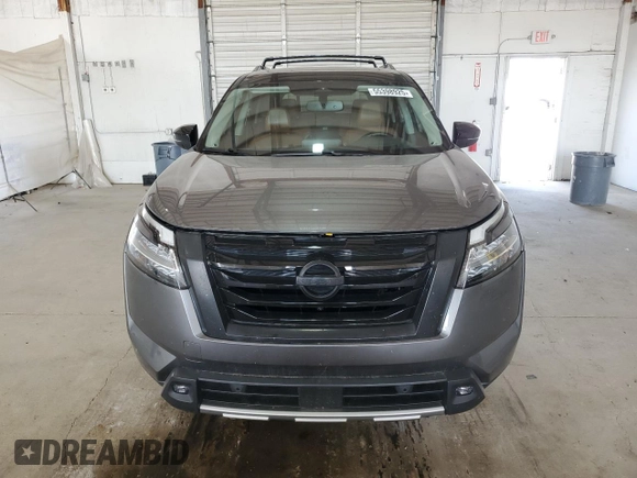 2022 Nissan Pathfinder Platinum with VIN 5N1DR3DK0NC215464, listed as a Copart auction lot 55398925 with 85,302 mi miles and Salvage title. Bid and sale history available at DreamBid. Image 5.
