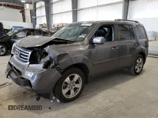 2015 Honda Pilot EX-L with VIN 5FNYF4H50FB044387, listed as a Copart auction lot 53312715 with 114,482 mi miles and Salvage Title. Bid and sale history available at carsss.com. Image 1.