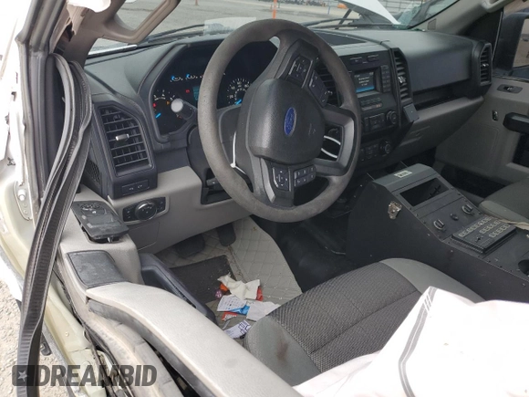 2017 Ford F-150 XL with VIN 1FTEW1EF1HKE26819, listed as a Copart auction lot 49218415 with 100,433 mi miles and Salvage Title. Bid and sale history available at carsss.com. Image 8.