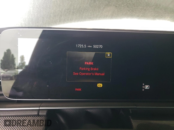 2022 Mercedes-Benz GLE 53 AMG with VIN 4JGFD6BBXNA787133, listed as a Copart auction lot 55322535 with 50,270 mi miles and Salvage title. Bid and sale history available at DreamBid. Image 9.