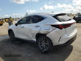 2024 Lexus NX 250 Premium with VIN 2T2GDCAZ6RC015232, listed as a Copart auction lot 43783045 with 6,722 mi miles and Salvage title. Bid and sale history available at DreamBid. Image 2.