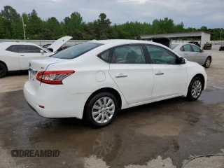 2015 Nissan Sentra S with VIN 3N1AB7AP1FY301302, listed as a Copart auction lot 53671685 with 71,041 mi miles and Salvage Title. Bid and sale history available at carsss.com. Image 3.