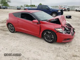 2015 Honda CR-Z with VIN JHMZF1D43FS000174, listed as a Copart auction lot 51100715 with Not Provided miles and Salvage Title. Bid and sale history available at DreamBid. Image 4.