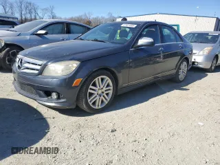 2008 Mercedes-Benz C 300 Sport with VIN WDDGF54X98R010556, listed as a Copart auction lot 47401545 with 226,983 mi miles and Clean Title. Bid and sale history available at carsss.com. Image 1.