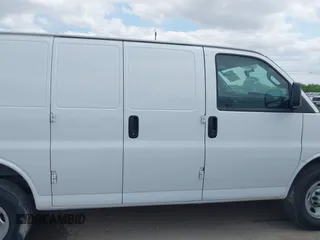 2023 Chevrolet Express Cargo Van with VIN 1GCWGAFP5P1192004, listed as a IAAI auction lot 42060862 with 31,706 mi miles. Bid and sale history available at carsss.com. Image 13.