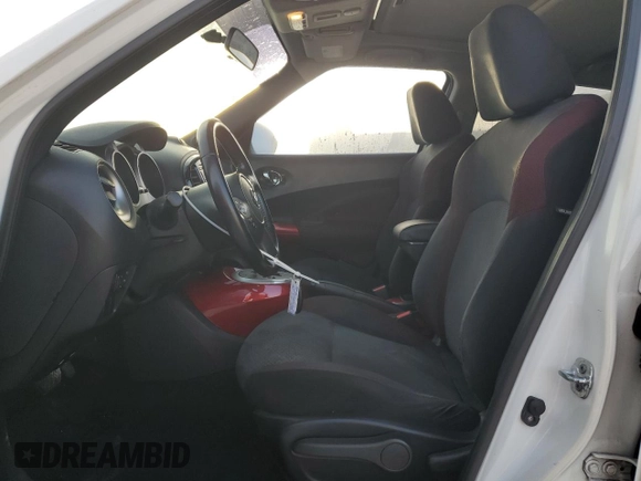 2014 Nissan Juke S with VIN JN8AF5MR5ET453579, listed as a Copart auction lot 52574085 with Not Provided miles and Salvage Title. Bid and sale history available at DreamBid. Image 7.