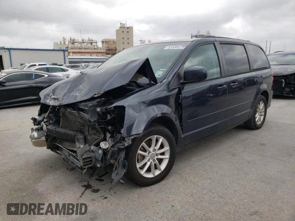 2014 Dodge Grand Caravan SXT with VIN 2C4RDGCGXER209286, listed as a Copart auction lot 51536975 with 173,821 mi miles and Salvage Title. Bid and sale history available at DreamBid. Image 1.