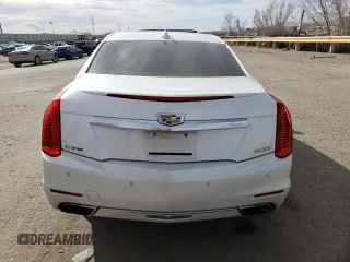 2015 Cadillac CTS Luxury RWD with VIN 1G6AR5SX3F0133672, listed as a Copart auction lot 44944205 with 52,857 mi miles and Salvage Title. Bid and sale history available at DreamBid. Image 6.