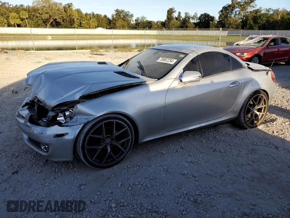 2010 Mercedes-Benz SLK-Class SLK 300 with VIN WDBWK5EA6AF228889, listed as a Copart auction lot 75907234 with 128,271 mi miles and Non Repairable. Bid and sale history available at carsss.com. Image 1.