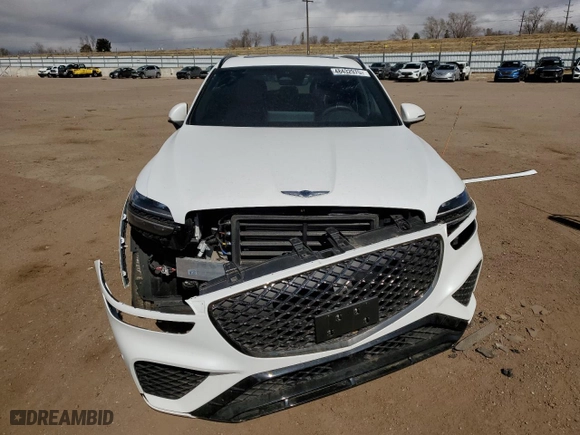 2024 Genesis GV70 2.5T with VIN 5NMMADTB3RH015933, listed as a Copart auction lot 48432975 with 9,587 mi miles and Salvage Title. Bid and sale history available at carsss.com. Image 5.