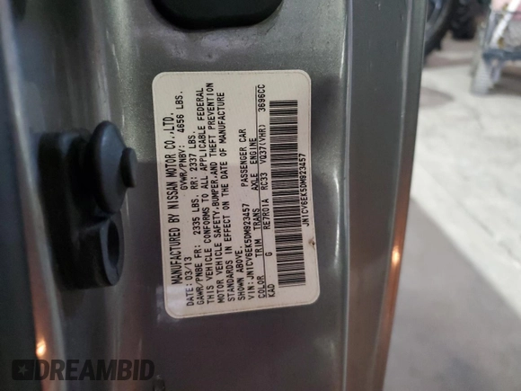 2013 Infiniti G37 IPL with VIN JN1CV6EK5DM923457, listed as a Copart auction lot 46054135 with 115,557 mi miles and Salvage Title. Bid and sale history available at carsss.com. Image 12.