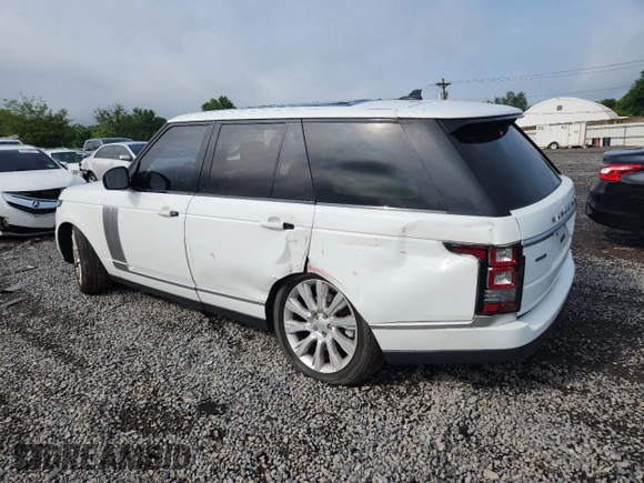 2016 Land Rover Range Rover Supercharged with VIN SALGS2EF3GA317124, listed as a Copart auction lot 62373365 with 79,810 mi miles and Salvage title. Bid and sale history available at DreamBid. Image 2.