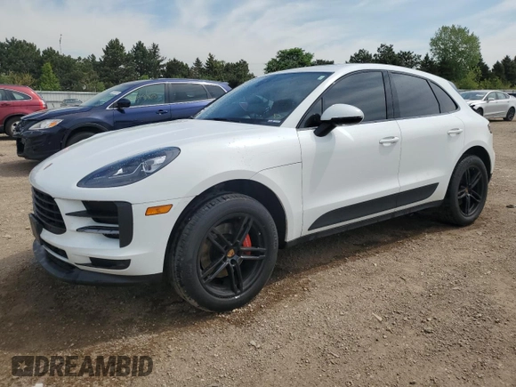 2020 Porsche Macan with VIN WP1AA2A53LLB01011, listed as a Copart auction lot 55979395 with 75,611 mi miles and Salvage title. Bid and sale history available at DreamBid. Image 1.