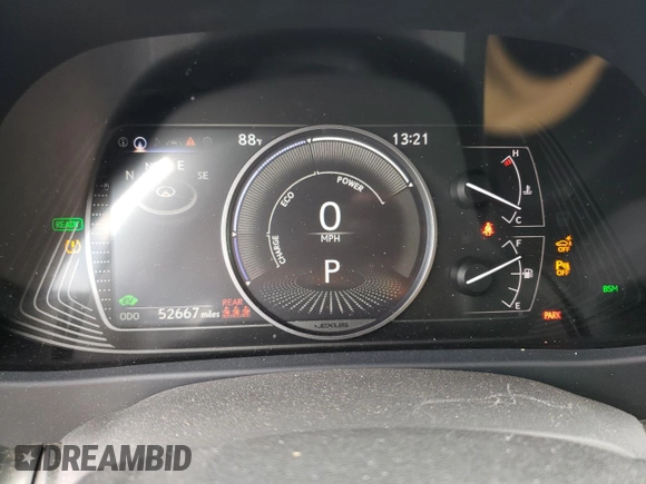 2023 Lexus UX 250h F Sport z VIN JTHB6JBH2P2145568, wystawiony jako Copart lot #70026744 z przebiegiem 52 667 mil mil oraz Nie do naprawy • Non repairable. Historia ofert i sprzedaży dostępna na DreamBid. Obrazek 9.