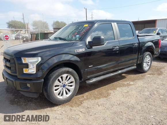 2016 Ford F-150 XL with VIN 1FTEW1CP0GKF64555, listed as a IAAI auction lot 41878823 with 160,436 mi miles and . Bid and sale history available at carsss.com. Image 2.