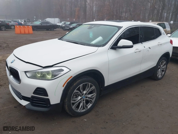 2022 BMW X2 sDrive28i with VIN WBXYH9C04N5U25732, listed as a IAAI auction lot 41015169 with 65,526 mi miles. Bid and sale history available at carsss.com. Image 18.