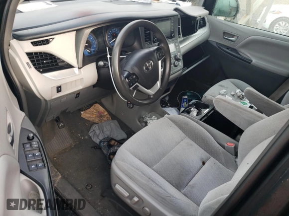 2019 Toyota Sienna LE Auto Access Seat with VIN 5TDKZ3DC3KS990873, listed as a Copart auction lot 51124495 with 87,532 mi miles and Salvage Title. Bid and sale history available at DreamBid. Image 8.