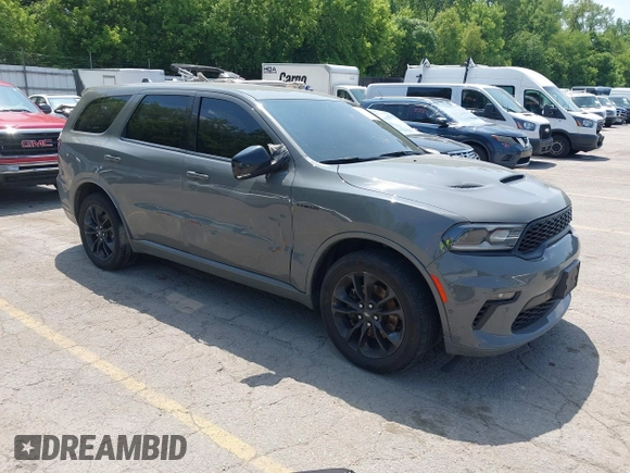 2021 Dodge Durango R/T with VIN 1C4SDJCT3MC642998, listed as a IAAI auction lot 42517922 with 50,467 mi miles and . Bid and sale history available at DreamBid. Image 1.