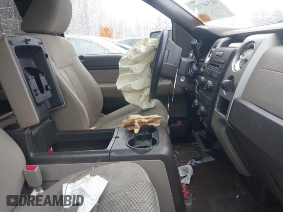 2009 Ford F-150 XL with VIN 1FTPX14V69FB05187, listed as a IAAI auction lot 41548156 with 14 mi miles. Bid and sale history available at carsss.com. Image 5.