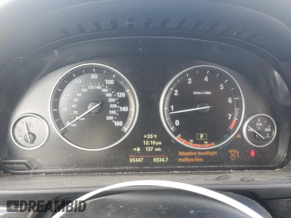 2012 BMW 5 Series 550i xDrive z VIN WBAFU9C58CC788178, wystawiony jako Copart lot #42806645 z przebiegiem 95 447 mil mil oraz Szkoda całkowita • Salvage title. Historia ofert i sprzedaży dostępna na DreamBid. Obrazek 9.