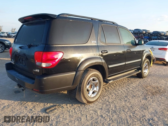 2007 Toyota Sequoia SR5 with VIN 5TDZT34A07S293473, listed as a IAAI auction lot 41556829 with 278,443 mi miles and . Bid and sale history available at DreamBid. Image 4.