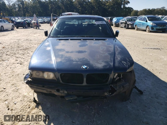1997 BMW 7 Series 740il with VIN WBAGJ8327VDL42579, listed as a Copart auction lot 42023485 with 143,882 mi miles and Salvage Title. Bid and sale history available at carsss.com. Image 5.