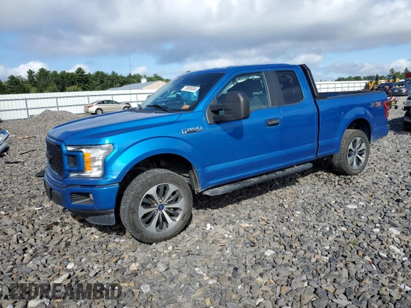 2019 Ford F-150 XL with VIN 1FTEX1EP2KKF20835, listed as a Copart auction lot 70089304 with 87,402 mi miles and Salvage title. Bid and sale history available at DreamBid. Image 1.