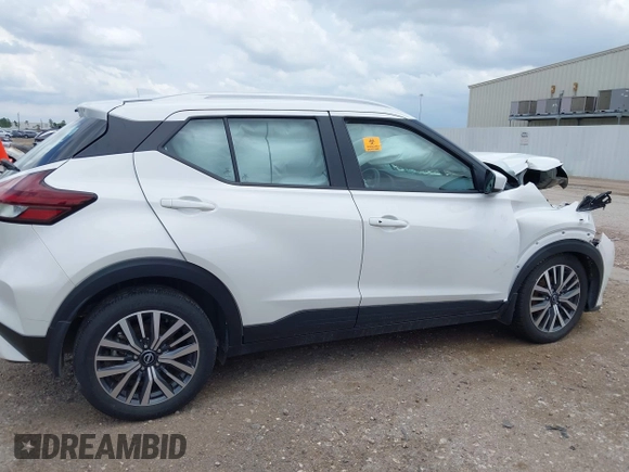2023 Nissan Kicks SV with VIN 3N1CP5CV3PL569549, listed as a IAAI auction lot 42472905 with Not provided miles and . Bid and sale history available at DreamBid. Image 13.