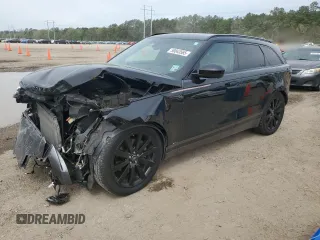 2018 Land Rover Range Rover Velar R-Dynamic HSE with VIN SALYM2RV2JA748674, listed as a Copart auction lot 50843565 with 55,695 mi miles and Salvage Title. Bid and sale history available at carsss.com. Image 1.