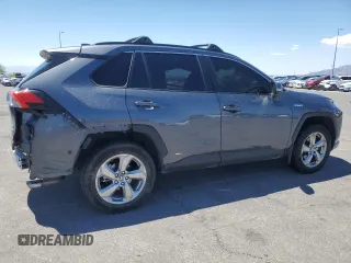2021 Toyota RAV4 Hybrid LE with VIN JTMB6RFV8MD040419, listed as a Copart auction lot 56074195 with 63,816 mi miles and Salvage title. Bid and sale history available at DreamBid. Image 3.