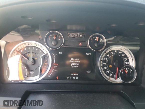 2016 Ram 1500 Sport with VIN 1C6RR6MT4GS100807, listed as a Copart auction lot 60121505 with 169,757 mi miles and Clean title. Bid and sale history available at DreamBid. Image 9.