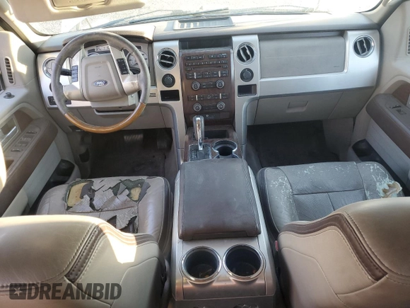 2009 Ford F-150 XL with VIN 1FTPW14V29FA61823, listed as a Copart auction lot 73438054 with 242,529 mi miles and Clean title. Bid and sale history available at DreamBid. Image 8.