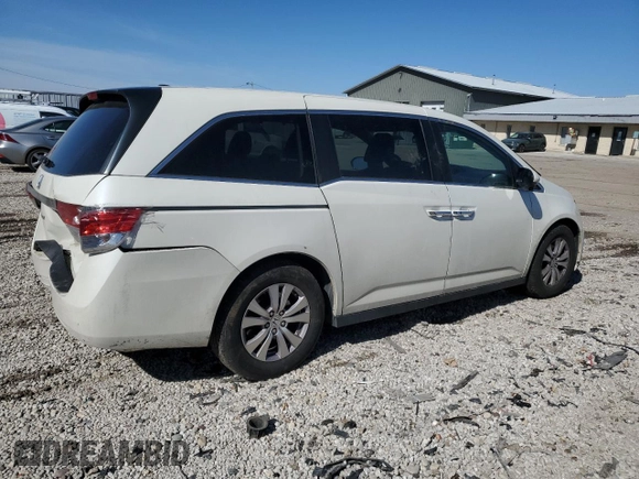 2015 Honda Odyssey EX-L with VIN 5FNRL5H69FB129773, listed as a Copart auction lot 48389155 with 143,047 mi miles and Clean Title. Bid and sale history available at DreamBid. Image 3.
