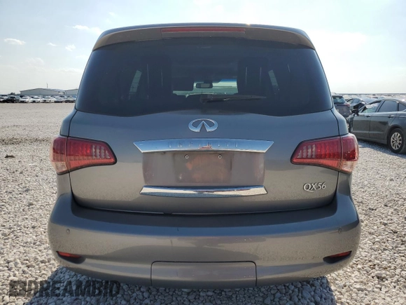 2011 Infiniti QX56 8-passenger with VIN JN8AZ2ND7B9701235, listed as a Copart auction lot 65757794 with 181,688 mi miles and Clean Title. Bid and sale history available at carsss.com. Image 6.