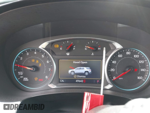 2021 Chevrolet Traverse LT Cloth with VIN 1GNERGKW2MJ181213, listed as a IAAI auction lot 41899383 with 49,642 mi miles and . Bid and sale history available at DreamBid. Image 7.