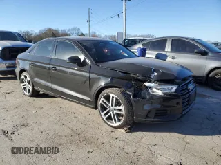 2020 Audi A3 Premium with VIN WAUAUGFF9LA105693, listed as a Copart auction lot 83418994 with 34,964 mi miles and Salvage Title. Bid and sale history available at DreamBid. Image 4.
