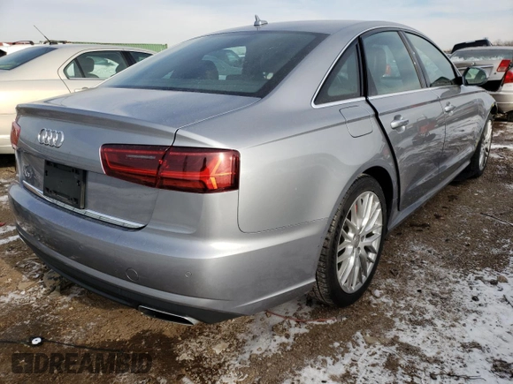 2016 Audi A6 2.0T Premium Plus with VIN WAUDFAFC3GN091590, listed as a Copart auction lot 71648572 with 55,189 mi miles. Bid and sale history available at carsss.com. Image 3.