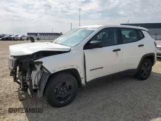 2019 Jeep Compass Sport z VIN 3C4NJCAB6KT819542, wystawiony jako Copart lot #61575035 z przebiegiem 144 472 mil mil oraz Szkoda całkowita • Salvage title. Historia ofert i sprzedaży dostępna na DreamBid. Obrazek 1.