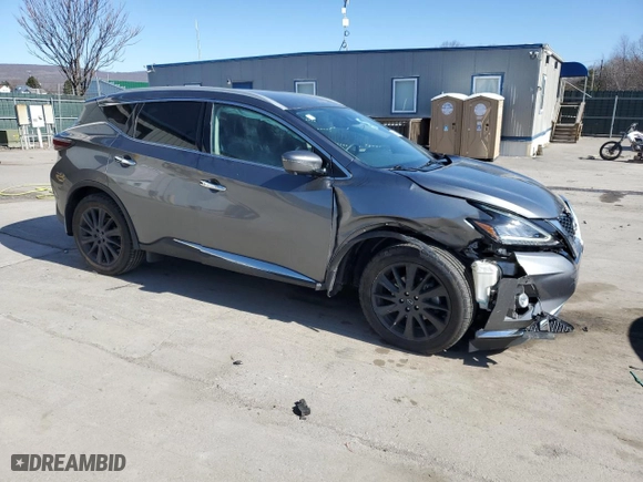 2023 Nissan Murano SL with VIN 5N1AZ2CS6PC105231, listed as a Copart auction lot 50920975 with 39,787 mi miles and Salvage Title. Bid and sale history available at carsss.com. Image 4.