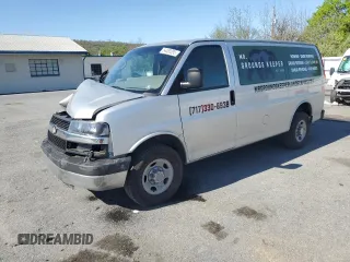 2013 Chevrolet Express Cargo z VIN 1GCZGTCA7D1129877, wystawiony jako Copart lot #54480095 z przebiegiem 187 042 mil mil oraz Szkoda całkowita • Salvage title. Historia ofert i sprzedaży dostępna na DreamBid. Obrazek 1.