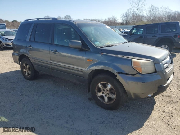2007 Honda Pilot EX with VIN 2HKYF18497H536764, listed as a Copart auction lot 52721835 with 304,333 mi miles and Clean Title. Bid and sale history available at carsss.com. Image 4.