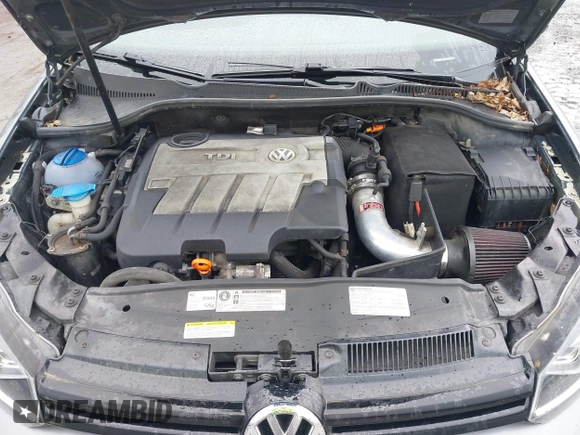 2012 Volkswagen Golf TDI with VIN WVWNM7AJ9CW253796, listed as a IAAI auction lot 42349448 with 139,688 mi miles and . Bid and sale history available at DreamBid. Image 10.