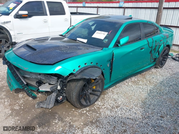 2021 Dodge Charger SRT Hellcat Widebody with VIN 2C3CDXL95MH623026, listed as a IAAI auction lot 41421741 with 60,235 mi miles. Bid and sale history available at carsss.com. Image 17.