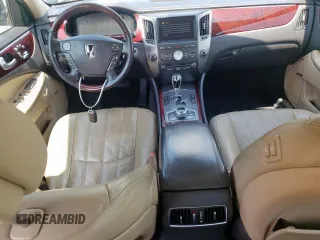 2012 Hyundai Equus Signature with VIN KMHGH4JH3CU056607, listed as a Copart auction lot 61742495 with 164,031 mi miles and Salvage title. Bid and sale history available at DreamBid. Image 8.