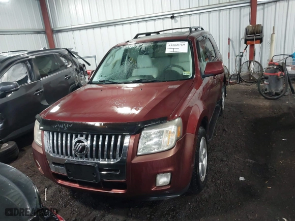 2010 Mercury Mariner Premier with VIN 4M2CN8HG9AKJ01231, listed as a IAAI auction lot 41868769 with 99,322 mi miles. Bid and sale history available at carsss.com. Image 12.
