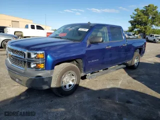 2014 Chevrolet Silverado 1500 Work Truck with VIN 3GCPCPEHXEG270224, listed as a Copart auction lot 76372954 with 133,810 mi miles and Salvage Title. Bid and sale history available at carsss.com. Image 1.